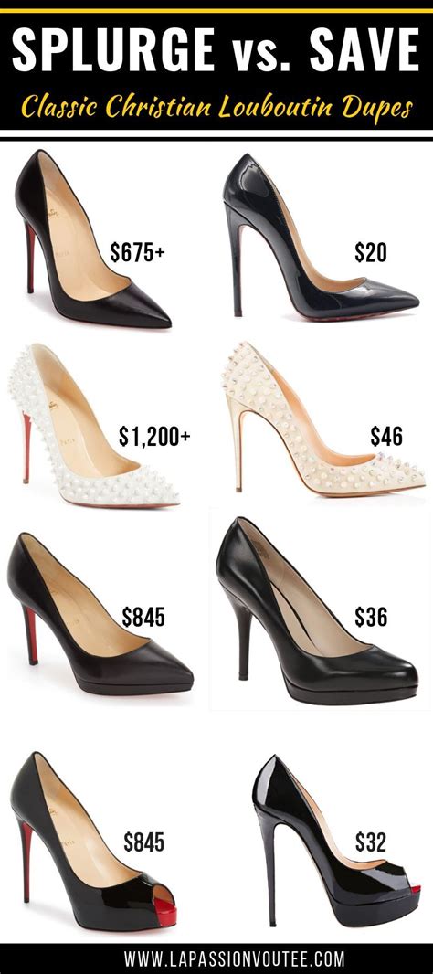 how to find a dupe of shoes|christian louboutin dupe shoes.